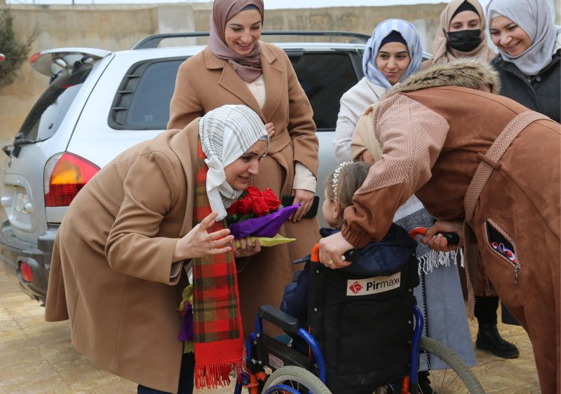 Family receives grant
